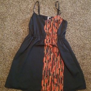 Spaghetti strap silky tank dress